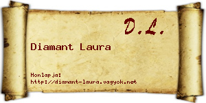 Diamant Laura névjegykártya